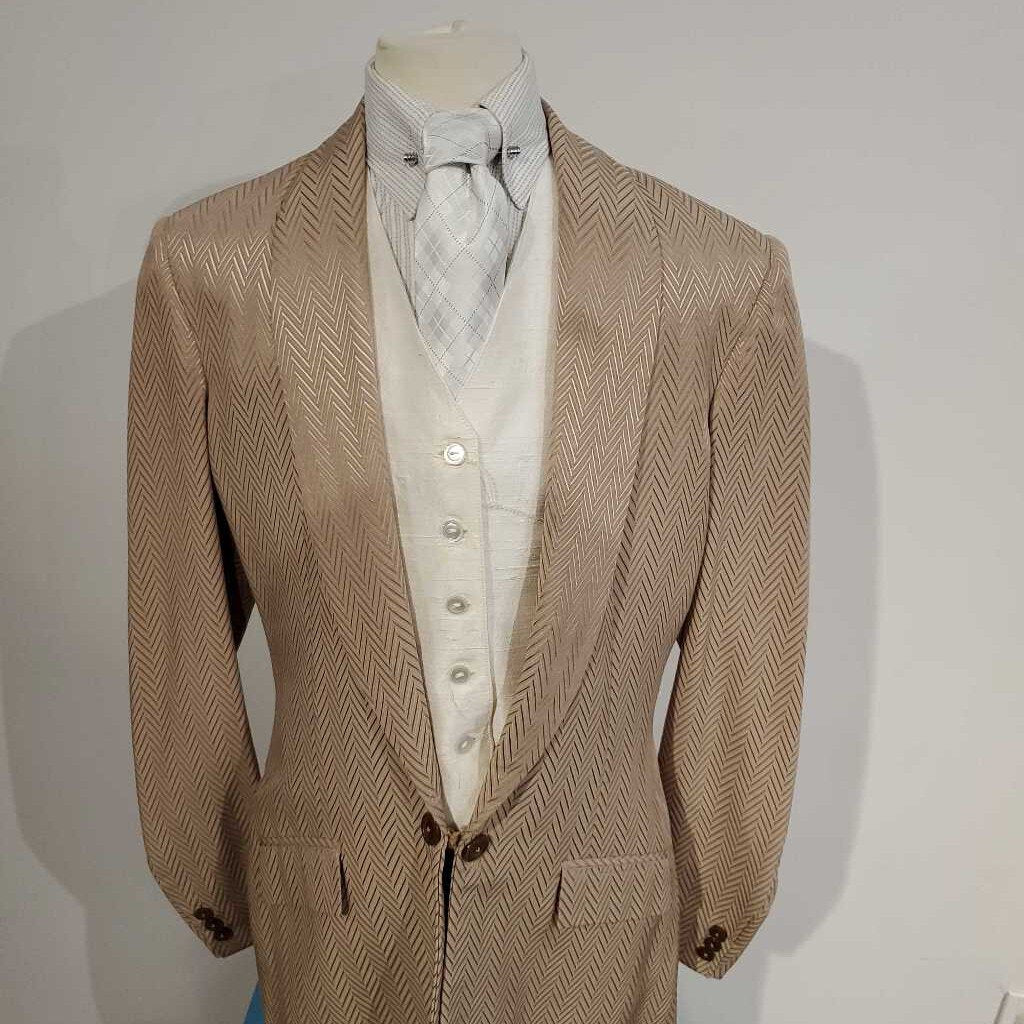 Rose Gold Herringbone Daycoat