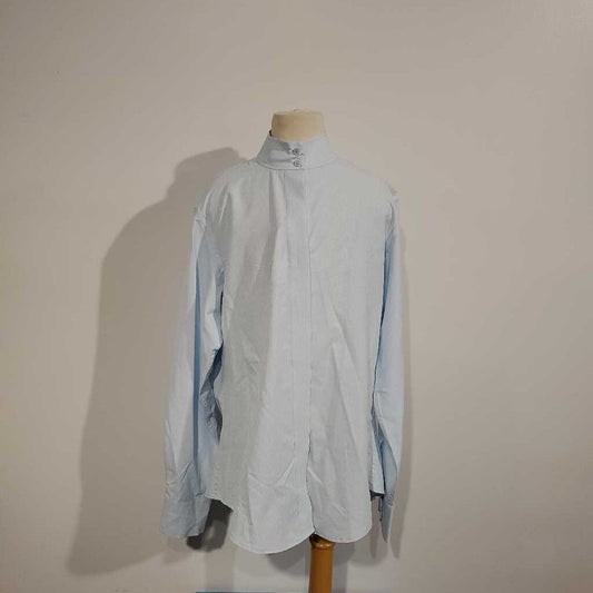 Light Blue Hunt Shirt No Collar 38