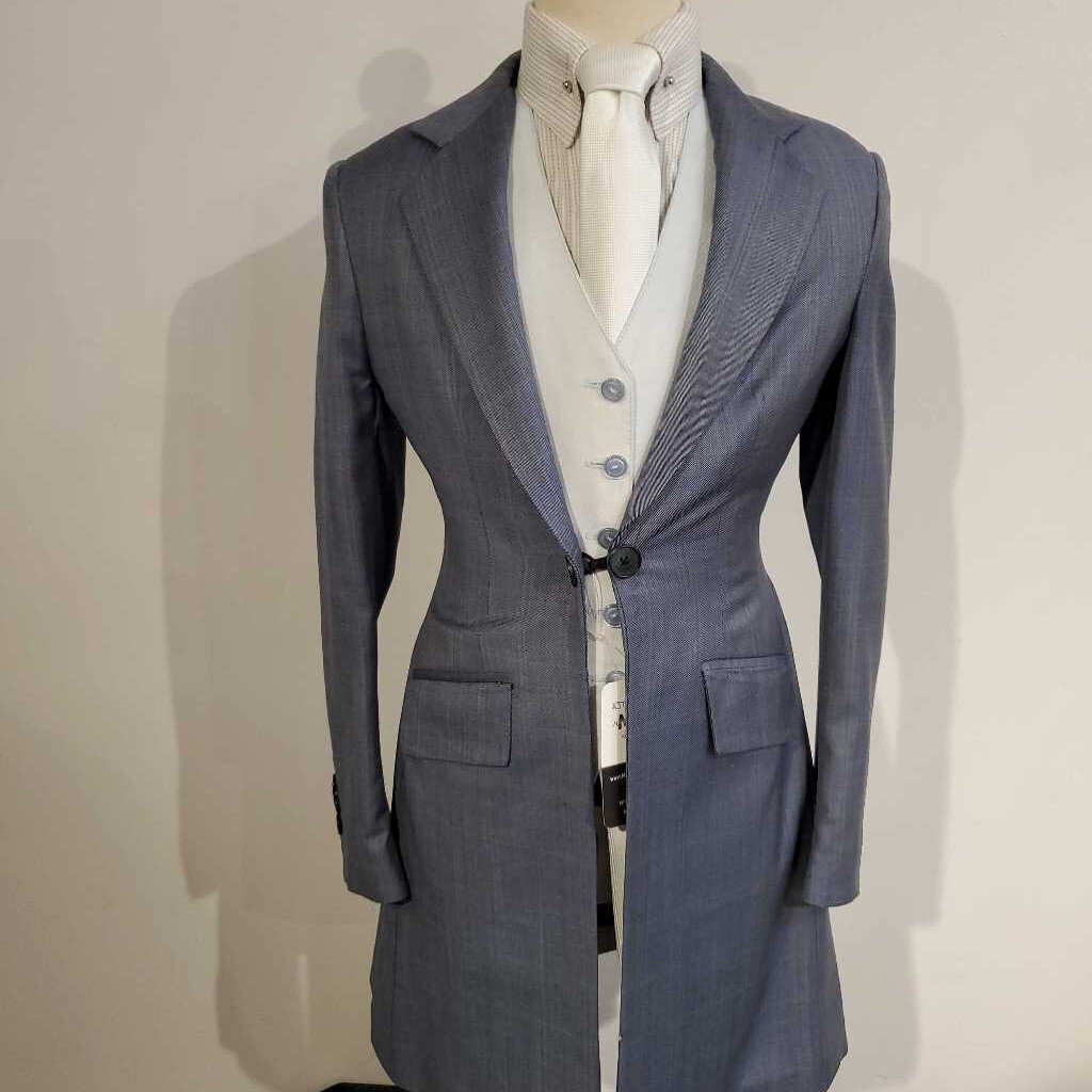 Carl Meyers Light Blue Windowpane Girls Suit