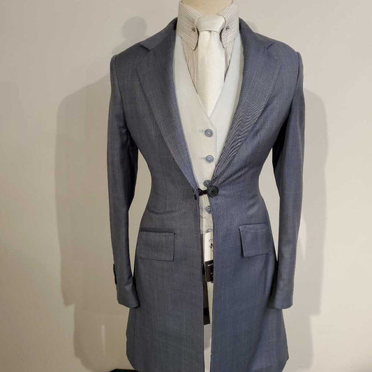 Carl Meyers Light Blue Windowpane Girls Suit