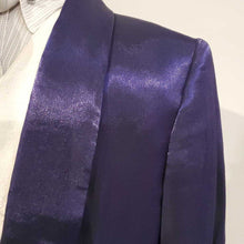 Custom Purple Satin Daycoat
