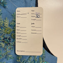 Custom Aqua Floral Vest