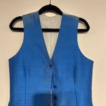 Light Blue Silk Vest