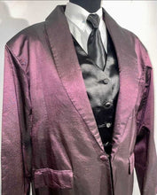 Load image into Gallery viewer, Victors Burgundy Metallic Daycoat
