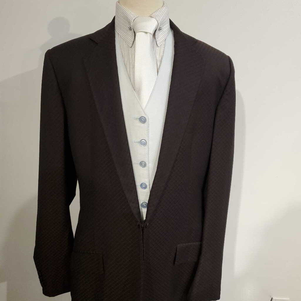 Carl Meyers Brown Pattern Suit