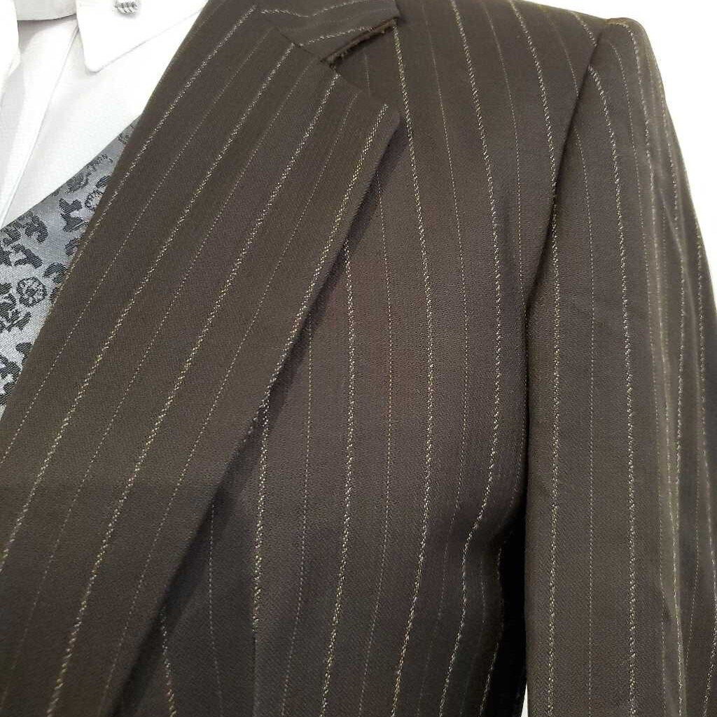 Carl Meyers Brown Striped Suit