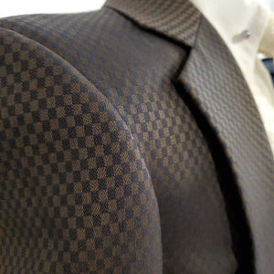 DeRegnaucourt Brown Checkered Suit