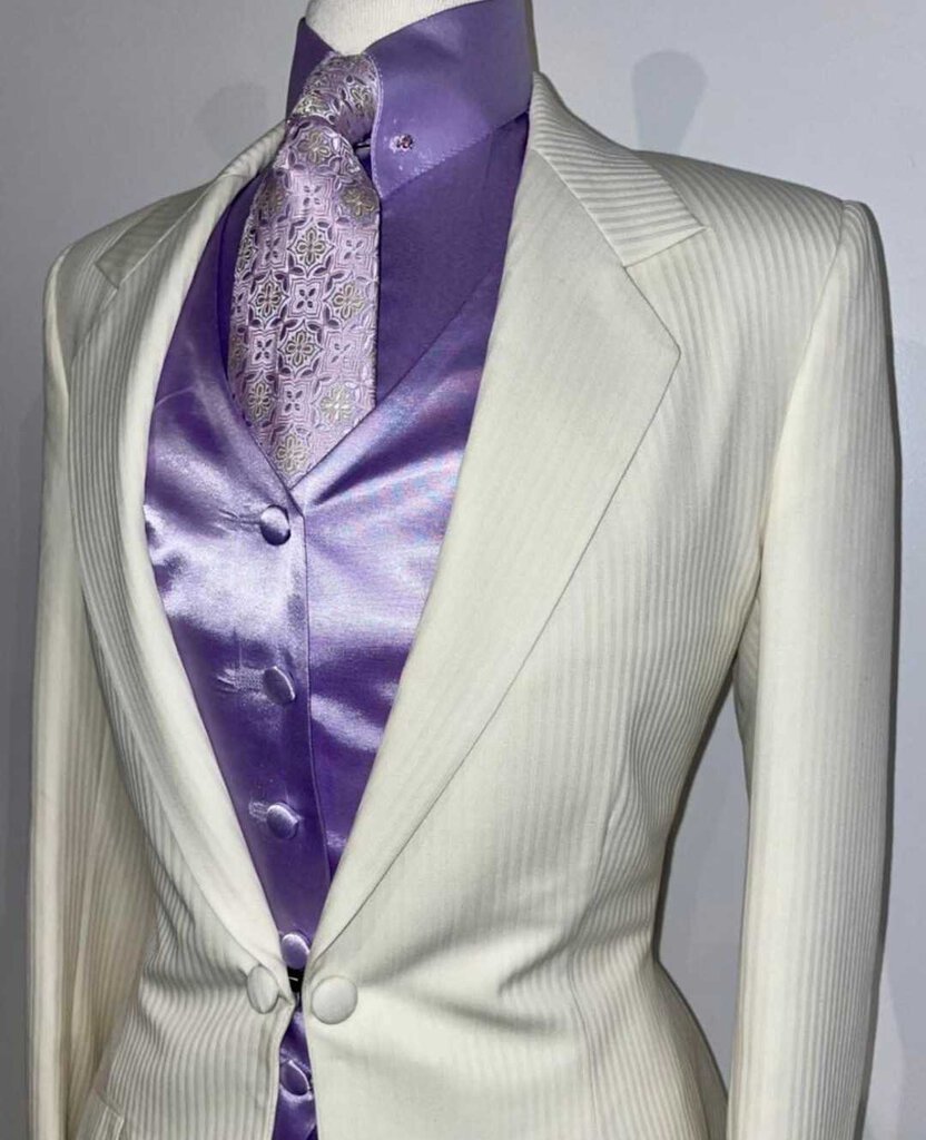 Show Season Cream Striped Suit 2 Jods