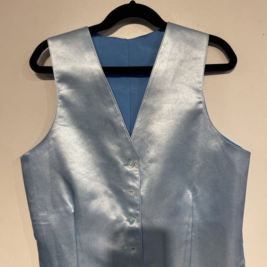 BRB Light Blue Satin Vest