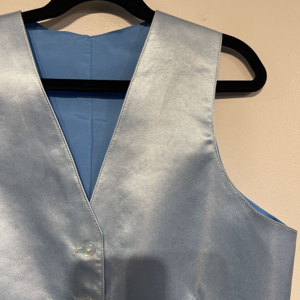 BRB Light Blue Satin Vest