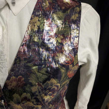 flower patterned vest
