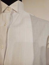 Load image into Gallery viewer, White Pleated Formal Shirt 14
