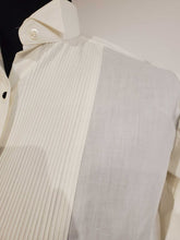Load image into Gallery viewer, Cream Pleated Formal Shirt 10
