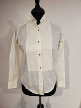 Load image into Gallery viewer, Cream Pleated Formal Shirt 8
