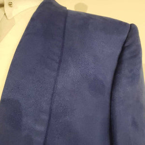Royal Blue Suede Daycoat