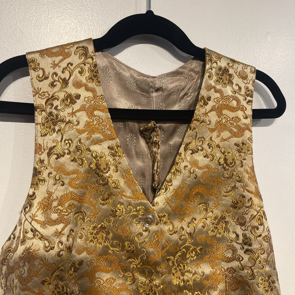 Brown and Gold Dragon Vest