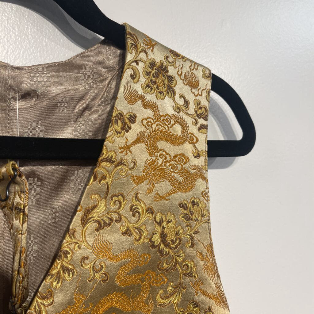 Brown and Gold Dragon Vest