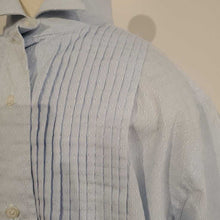 Load image into Gallery viewer, Light Blue Pleated Formal Shirt
