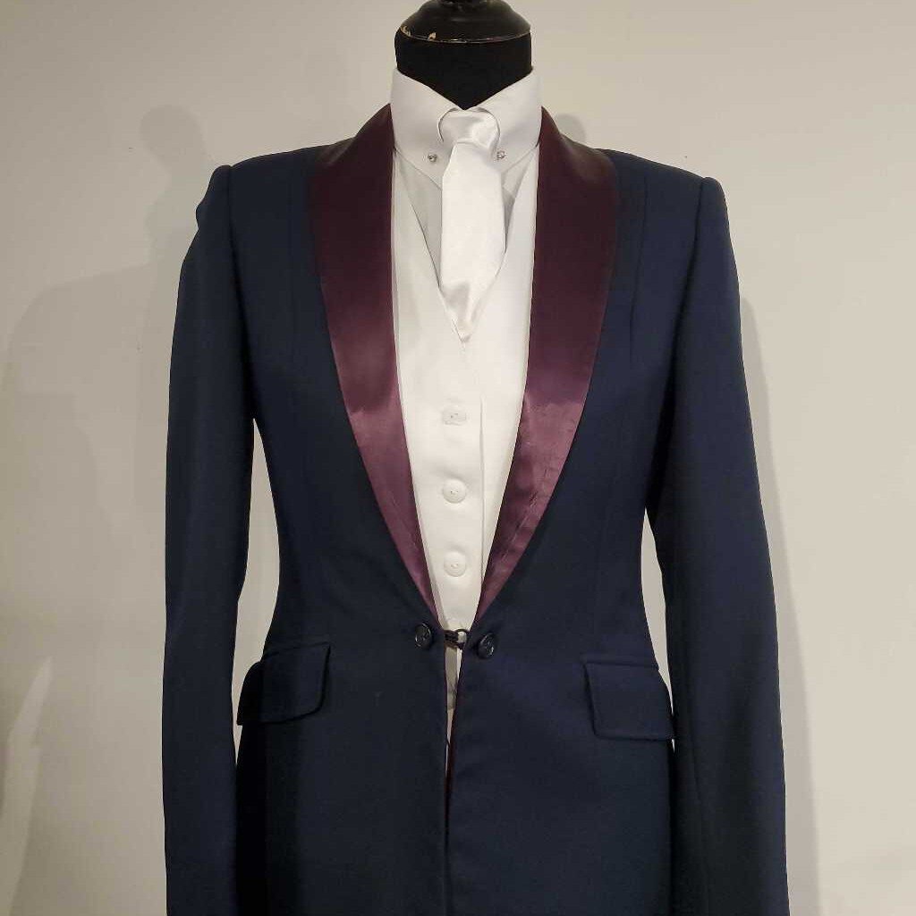 Navy and Maroon Reed Hill Formal Suit