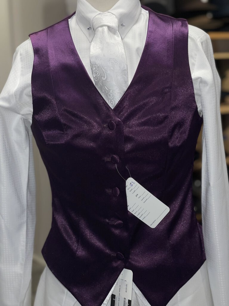 New Light Purple Silk Vest