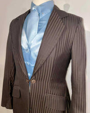 Load image into Gallery viewer, Brown with Blue Pinstripe MDA Suit
