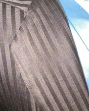 Load image into Gallery viewer, Brown with Blue Pinstripe MDA Suit
