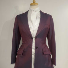 Load image into Gallery viewer, 3pc Maroon Iridescent Suit
