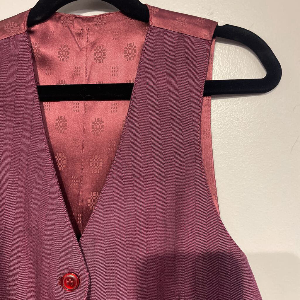 Becker Brothers Magenta Vest