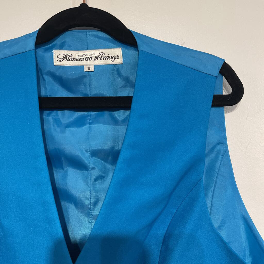 Marsha De Arriaga Blue Vest