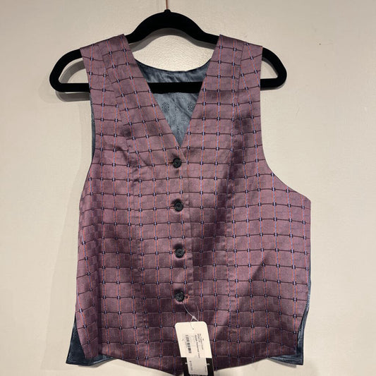 Purple Patterned Vest