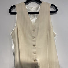Cream Striped Vest