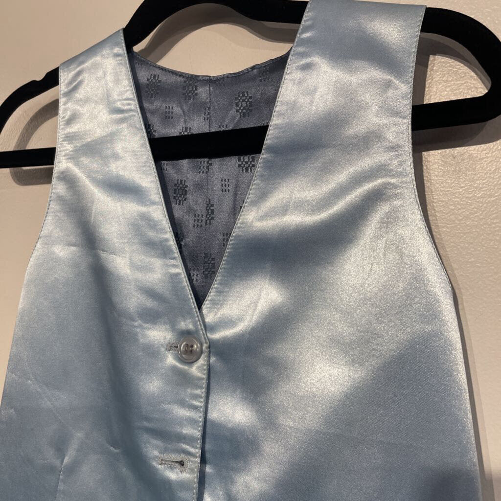 Becker Blue Satin Vest