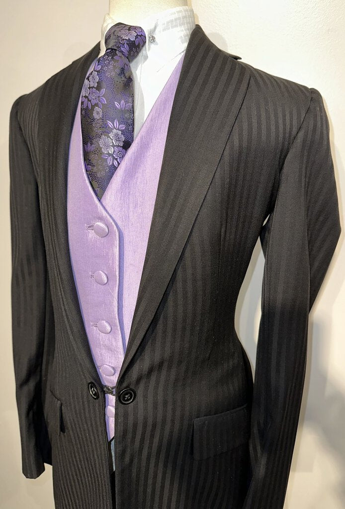 Hawkwood Black Shadow Stripe Suit