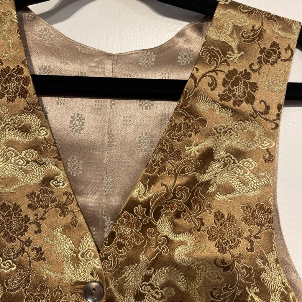 Gold Brocade Vest