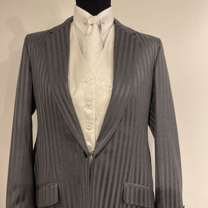 Judy Cox Grey Suit