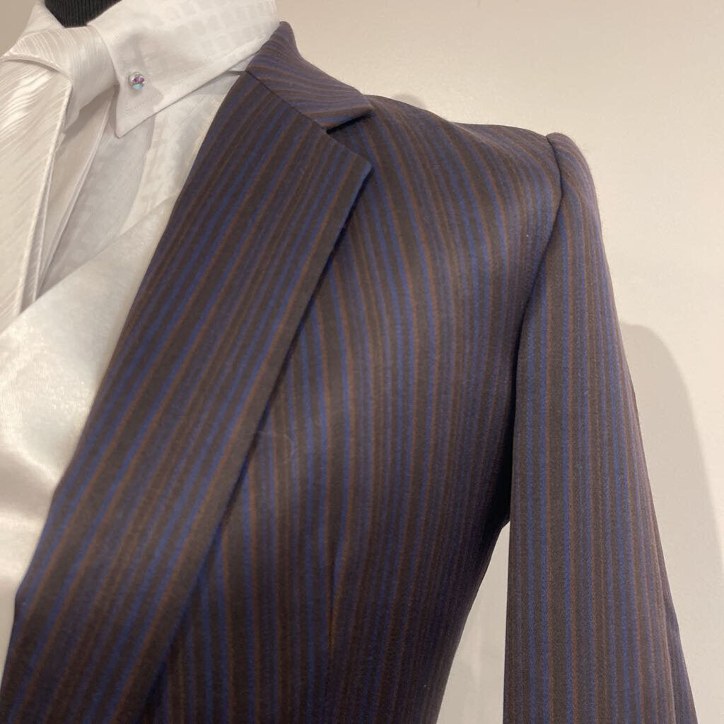 Becker Brothers Brown Striped Suit