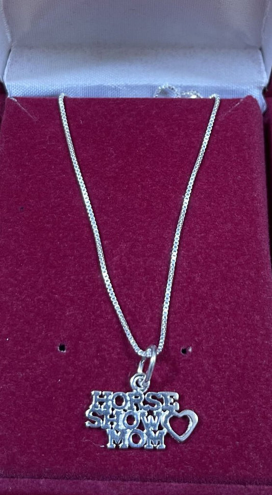 Horse Show Mom Necklace