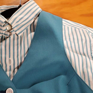 Carl Meyers Teal Striped Shirt