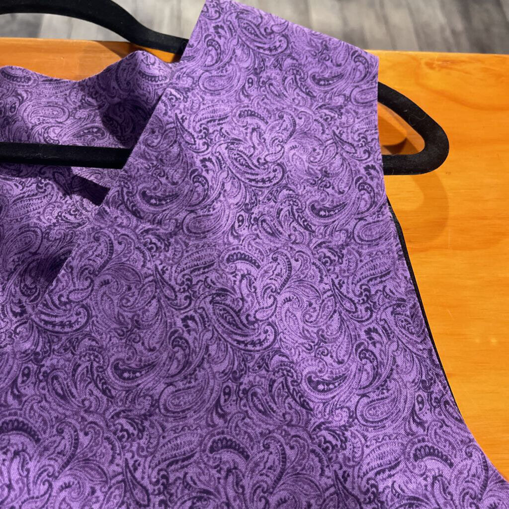 Purple Paisley Vest