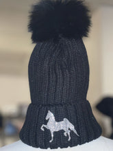 Large Pom Knit Winter Hat