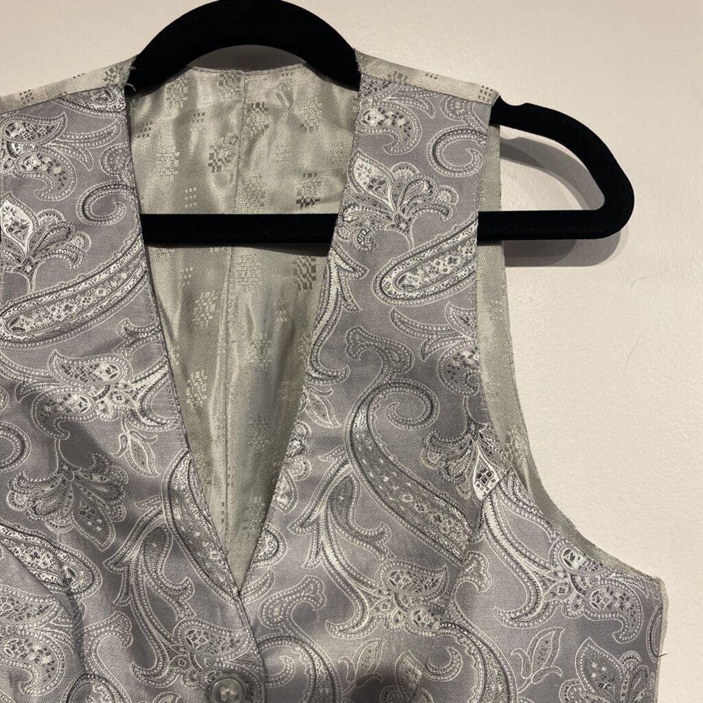 Becker Brothers Silver Paisley Vest