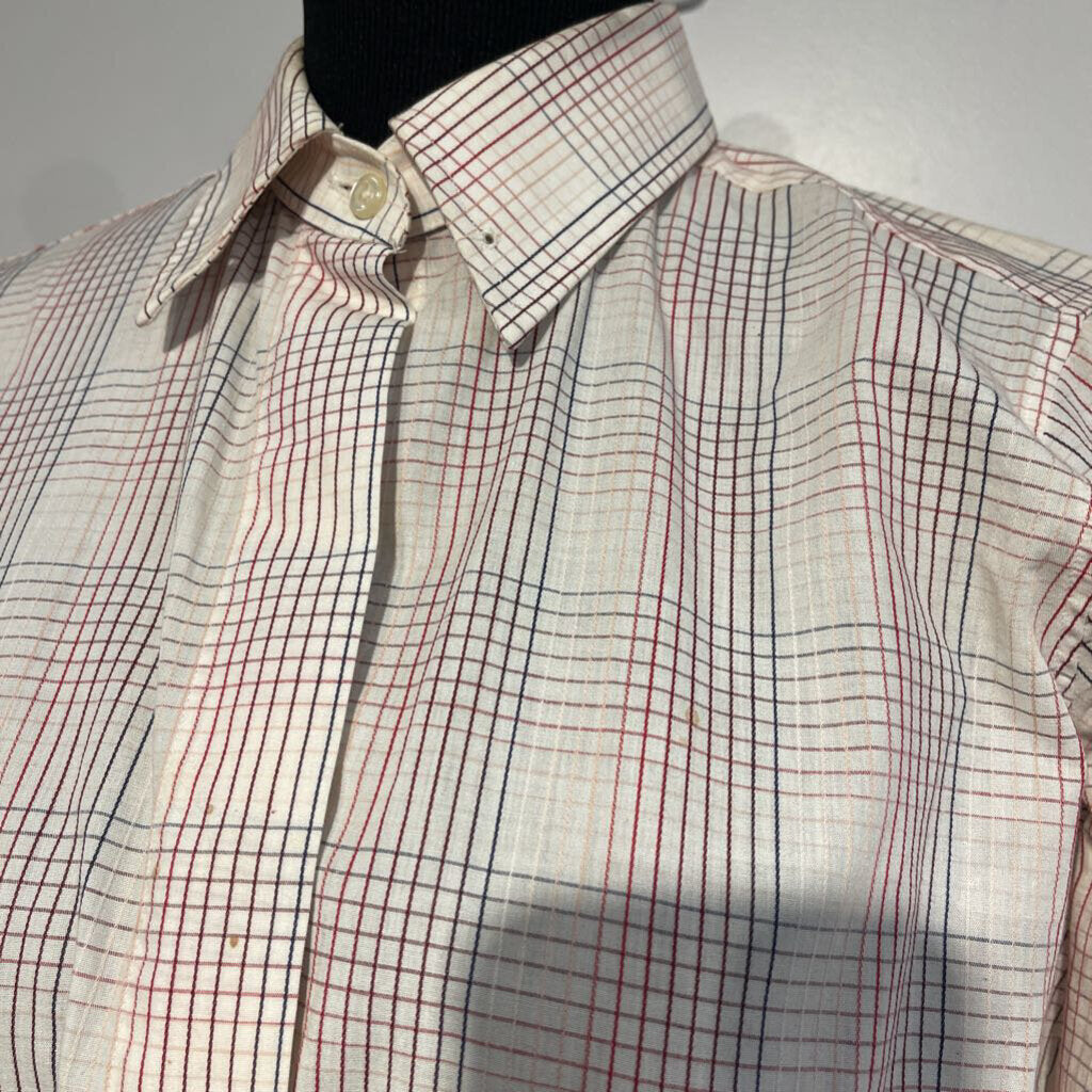 Multi Colored Cross Striped Shirt