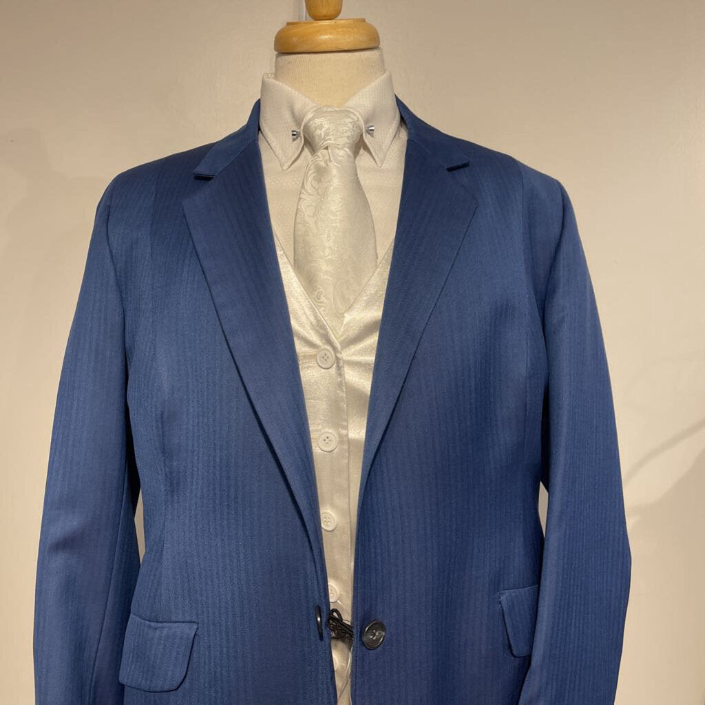 Custom Blue Suit