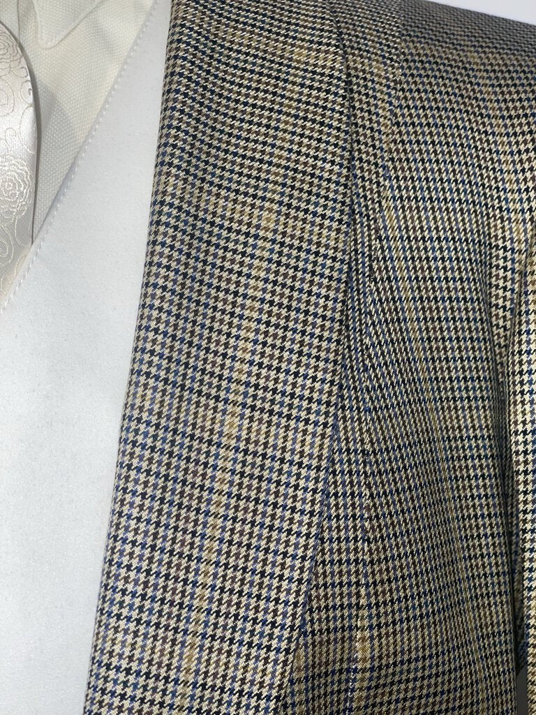 Custom Tan Plaid Daycoat