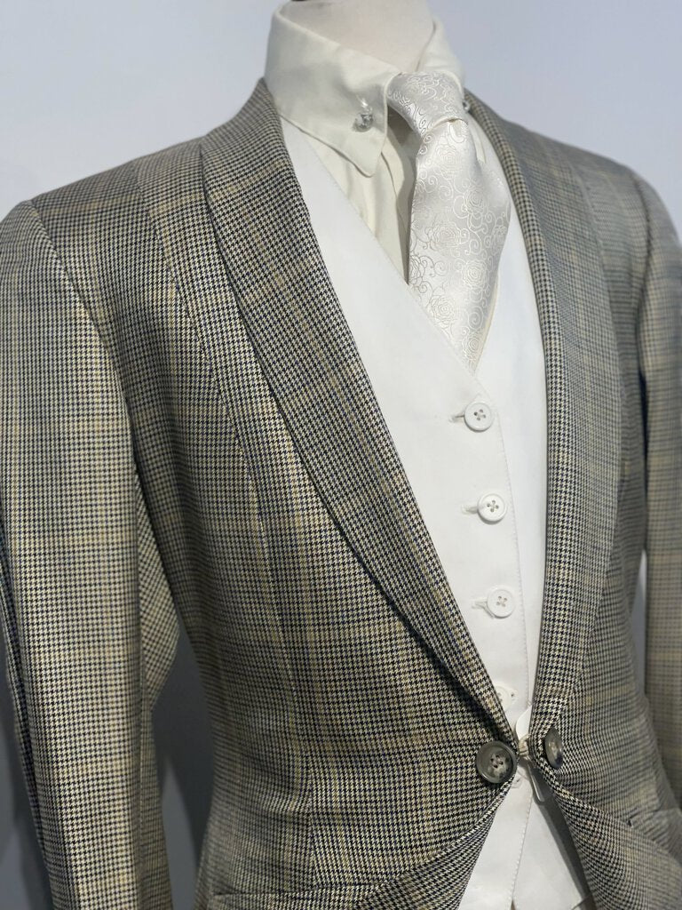 Custom Tan Plaid Daycoat