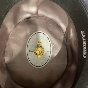 Cavallo Navy Faux Fur Top Hat 6 7/8