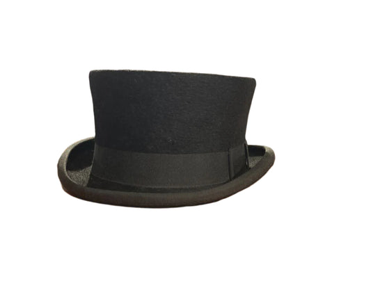 Brown Beauty, Black, 7 1/8 Top Hat