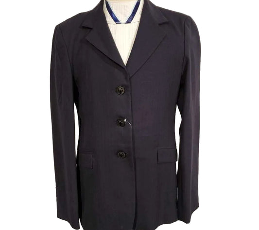On Course Navy Hunt Coat Kids 14
