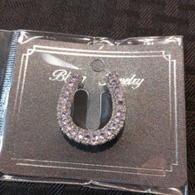 Load image into Gallery viewer, Bling Horseshoe Pin
