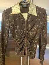 Load image into Gallery viewer, Brown and Gold Western Shirt
